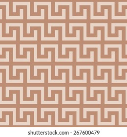 Seamless greek key pattern, meander motif, antique repeating texture, seamless fabric print, wallpaper design