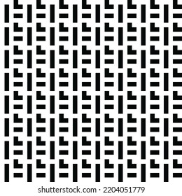 Seamless Greek pattern. Abstract repeating geometric background A seamless vector background. Black and white texture.