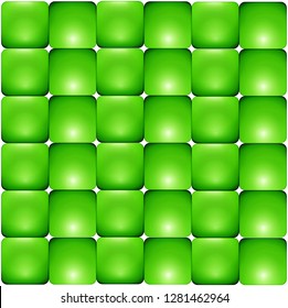 Seamless green 3d square background, web banner