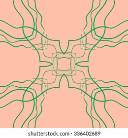 Seamless green abstract