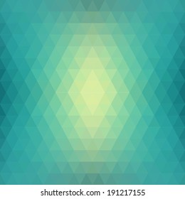 Seamless Green abstract geometrical background
