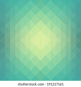 Seamless Green abstract geometrical background