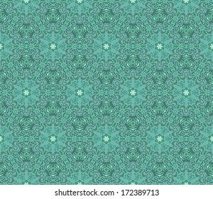 Seamless green abstract pattern