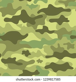 seamless green camouflage pattern