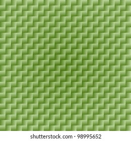 Seamless green checkered pattern with smaller cells (vector)