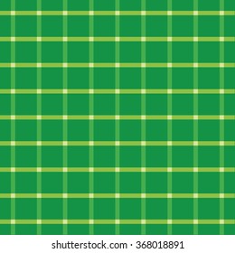 Seamless Green Checkered Plaid Fabric Pattern Texture