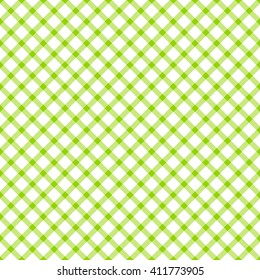 seamless green colored checkered table cloth pattern for background design
