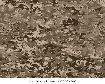 Seamless Green Colorful Vector Army Background.  Desert Repeated Grunge Graphic Camo Textile. Khaki Seamless Color Vector Soldier Texture. Repeated Beige Graphic Camouflage Pattern. 