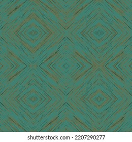 Seamless green diamond pattern made from Colorful chicken feather,texture for designers, abstract background, texture for visualization, texture of eucalyptus pink marquetry.