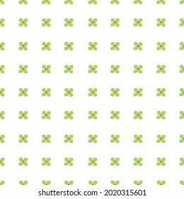seamless green flower  put in the same line