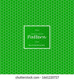 Diseño de patrón de hexágono geométrico verde sin inconvenientes. Diseño de fondo de patrón de estilo moderno.