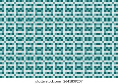 seamless green geometric vintage pattern