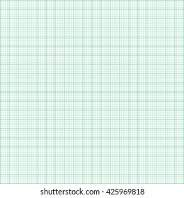 Seamless Green Graph Paper Pattern Background