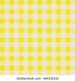 Seamless green grey checkered tablecloth pattern
