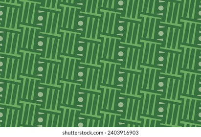 Seamless green Japanese pattern vector. Bamboo. Ideal for wallpaper, wrapping paper, packaging.