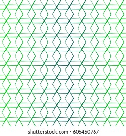 Seamless green lattice in gradient effect, vector, pattern, EPS 
