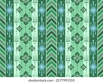 Seamless green leaf pattern with circuit board design, seamless fabric pattern, green tone, retro, fabric pattern, wrapping paper