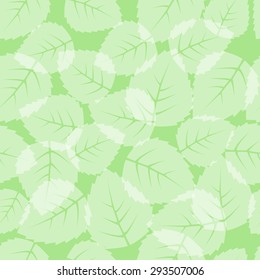 Nahtlose grüne Blätter, Muster, Hintergrund