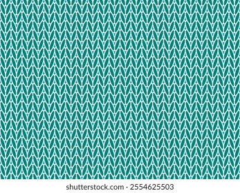 Seamless green metallic texture background with grid pattern, Knitting background, knitting pattern