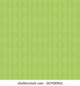 Seamless green op art rectangular pattern vector