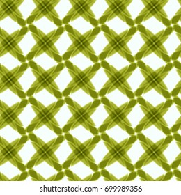 Seamless Green Pattern. Abstract Backdrop. Stylish Endless Texture. Repeating Ornament. Overlay Art. Cover, Wrapping Paper, Wide Screen Background. Screen Backdrop. Green Seamless Pattern.
