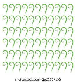 Seamless Green Swirl Pattern Vector, Abstract Organic Design for Backgrounds and Textures