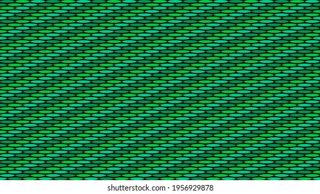 Seamless, green texture from pointed ellipses.