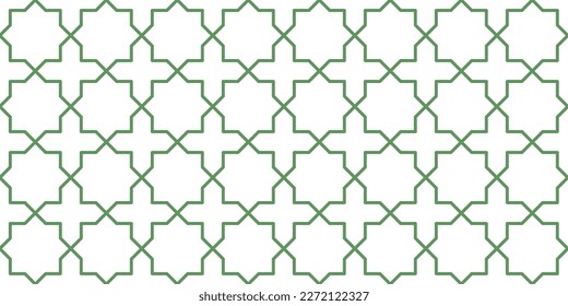 seamless green tiles pattern moroccan zellige background texture