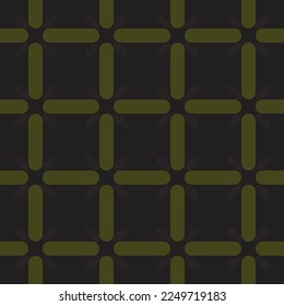 patrón geométrico victoriano verde sin soldadura con adorno de mosaico