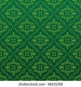 Seamless Green Wallpaper