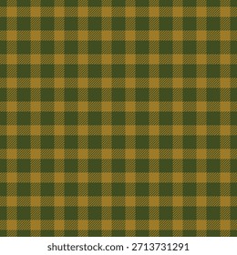 Nahtloses grünes, gelbes Farbprüfmuster. Kariertes Design für Drucke. Wiederholtes Muster kariert.  с Wiederholte Tartan Stoff.Vektor schottischen Stoff.Ekose Textur.Madras Flanell.Checker line.Stripe Gingham.
