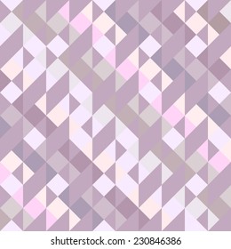 Seamless grey background of messy lines, triangles and rhombuses