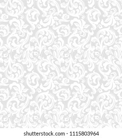 Wallpaper Style Baroque Seamless Vector Background Stock Vector ...