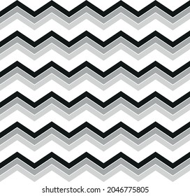 patrón de chervron vectorial gris y negro transparente