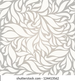 seamless grey  floral  background