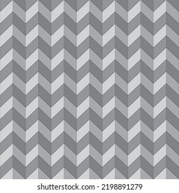 Seamless Grey geometric pattern vector.