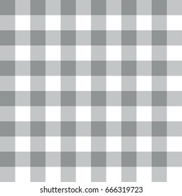 Seamless Grey Gingham Pattern Wallpaper Background