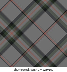 Nahtlose graue Konstruktion. Vector Tartan Hintergrund. Für Gewebe, Deckel, Textilien usw.