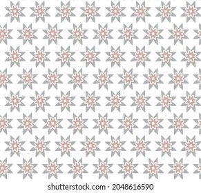 Seamless greypattern in arabic style. Muslim, japanese, eastern, oriental colorful background.Floral Cute Pattern in bright Colors, 20s, 50s, 60s, 80s fashion style, trendy fabric and wrapping paper, 