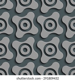 Seamless Grid Background. Vector Regular Texture