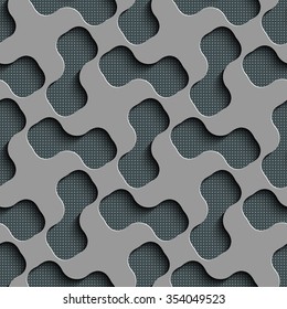 Seamless Grid Background. Vector Regular Texture