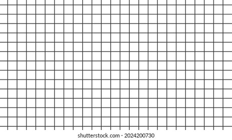 Seamless grid, mesh pattern, graph paper background. Squared texture.vector black and white squared background or texture