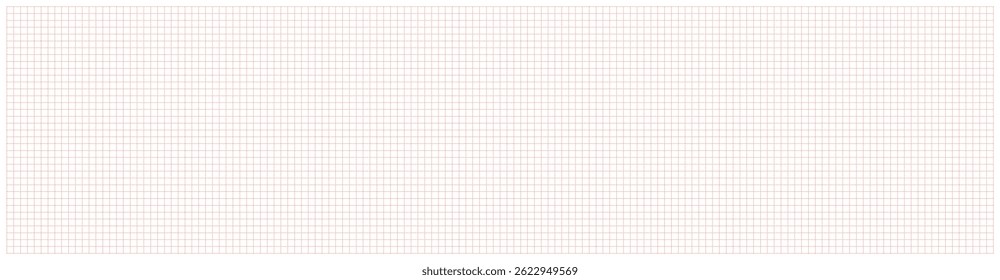 Plano de fundo de papel de grade uniforme. Padrão de bloco de anotações quadrado de pêssego macio com linhas pontilhadas finas em um plano de fundo claro.