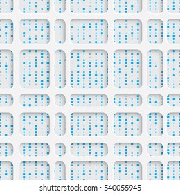 Seamless Grid Pattern. Abstract Technology Background. Modern Wallpaper