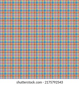Seamless grid  pattern design. Ornament pattern suitable for fabric, illustration, paper print, wallpaper. Rain-blow colour style.