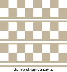 Seamless grid  pattern design. Ornament pattern suitable for fabric, illustration, paper print, wallpaper. brown colour style.