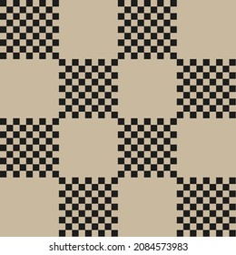 Seamless Grid Pattern. Vector pattern background. For fabric and graphic backdrop.