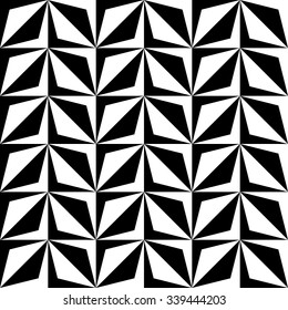 Seamless Grid Pattern. Vector Black and White Background. Regular Texture