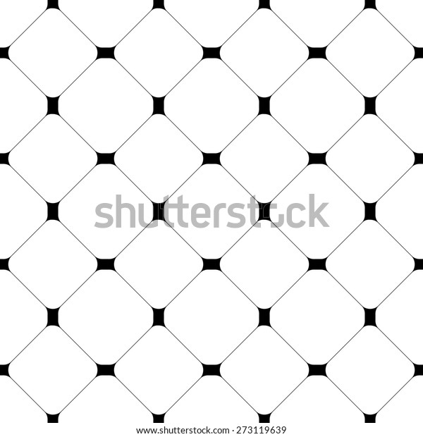 Seamless Grid Pattern Vector Black White Stock Vector (Royalty Free ...