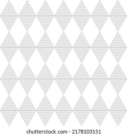 Seamless Grid Pattern. Vector of checkered, pattern background.